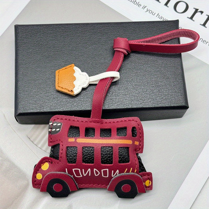 English Bus Charm